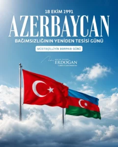 Erdoğan’dan Azerbaycan’a anlamlı kutlama mesajı